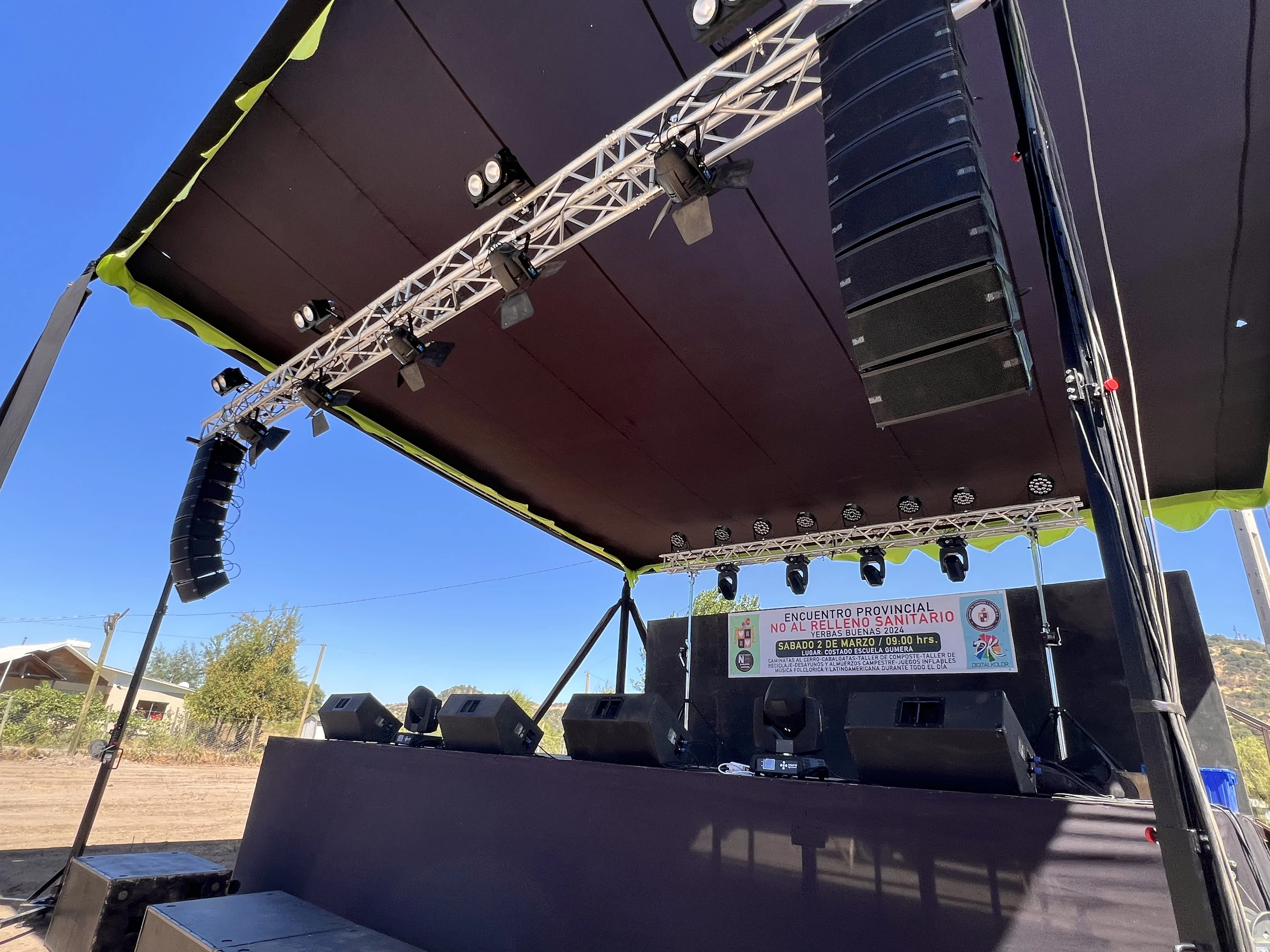 Line array FMusic para eventos en Linares